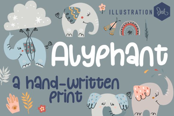 Alyphant: A Whimsical Handwritten Font for Web Design