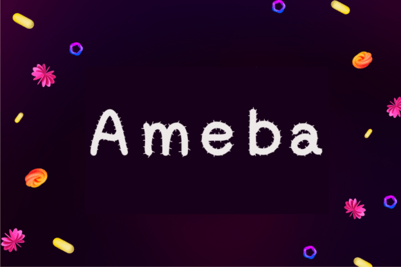 Ameba Font: A Spiky Handwritten Typeface for Makers