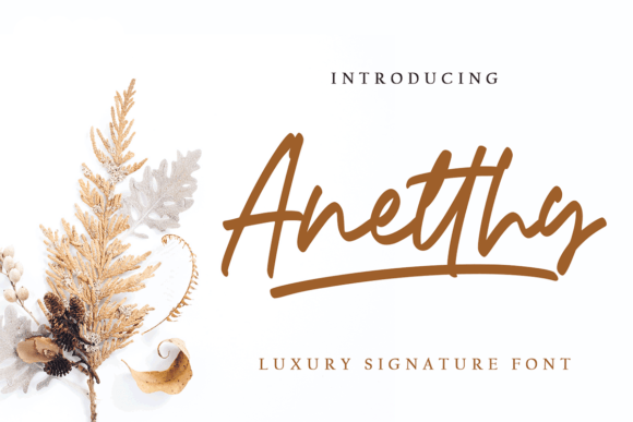Anetthy: A Sweet Handwritten Font for Crafters