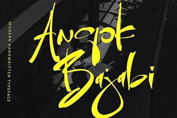 Anqok Bajabi: The Handwritten Font for Bold Campaigns