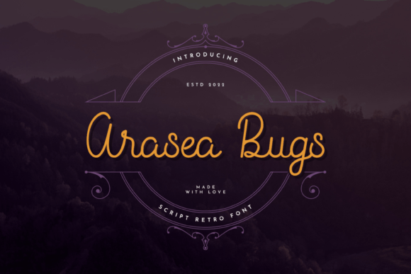 Arasea Bugs: A Playful Script Font for Bold Campaigns