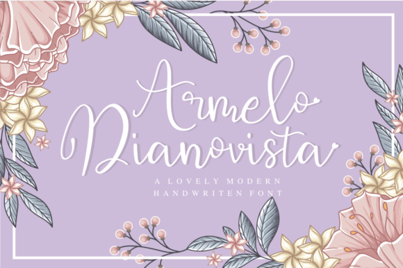 Armelo Dianovista: A Timeless Script Font for Editorial Design