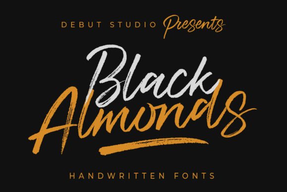 Black Almonds Font for Bold Campaigns