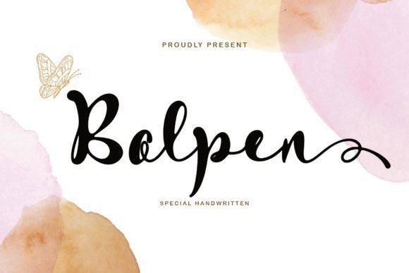 Bolpen Font Review: A Handwritten Typeface for Authentic Brands