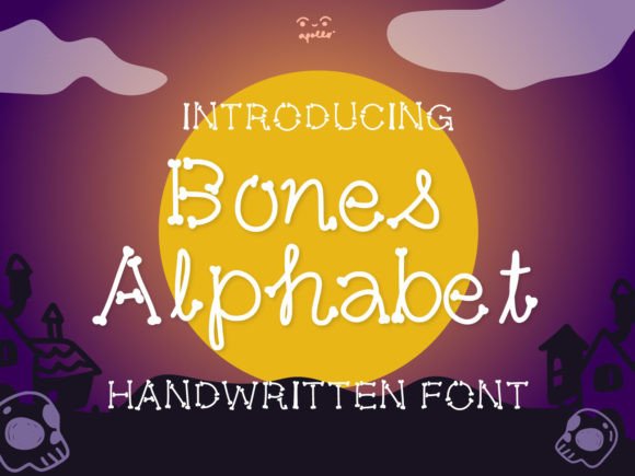 Bones Alphabet: A Playful Handwritten Font for Halloween Campaigns