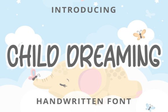 Child Dreaming: A Playful Script Font for Editorial Design