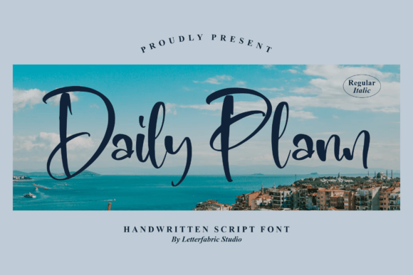 Daily Plann: A Handwritten Font for Branding