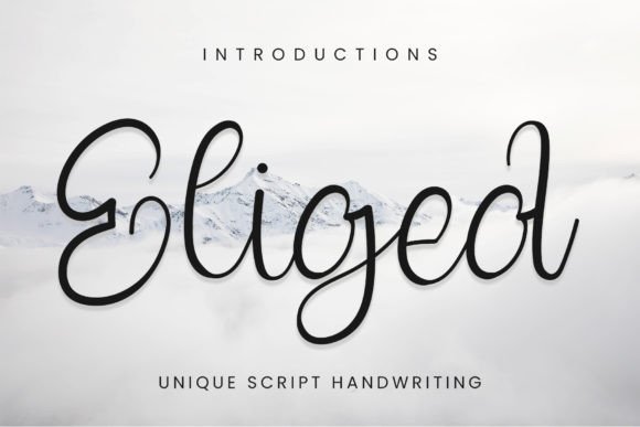 Eliged: A Script Font for Authentic Campaigns
