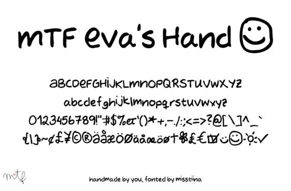 Eva s Hand: A Friendly Typeface for Small Brands