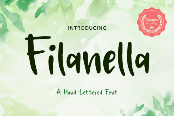 Filanella Font: The Perfect Handwritten Typeface for Crafters