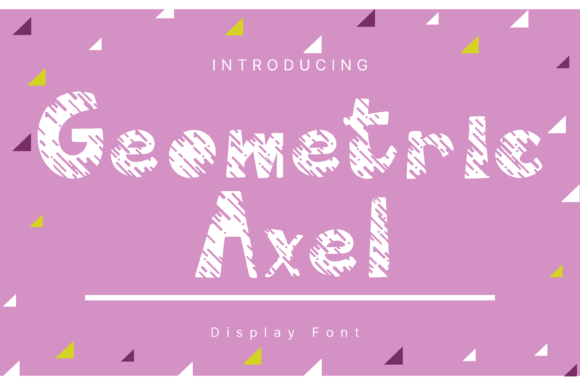 Geometric Axel: A Modern Handwritten Font for Web Design