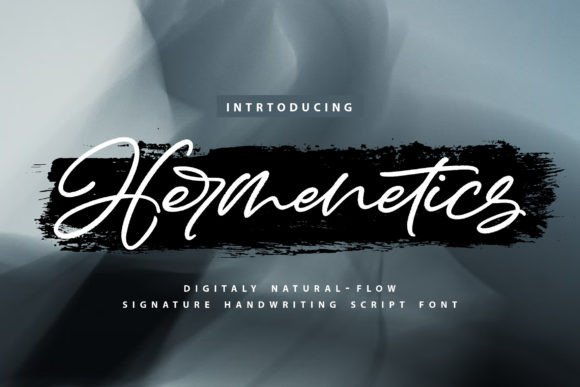 Hermenetics: A Luxury Script Font for Web Design