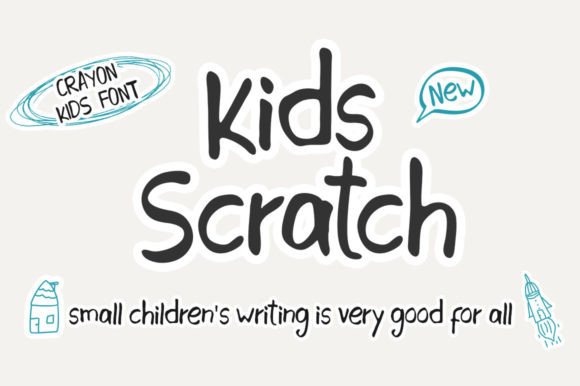 Kids Scratch Font Review for Web Design