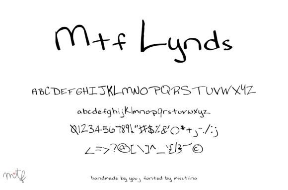 Lynds Font: The Perfect Handwritten Typeface for Crafters