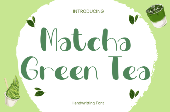 Matcha Green Tea: A Whimsical Handwritten Font for Branding