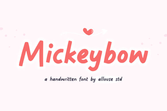Mickeybow: A Script Handwritten Font for Web Design