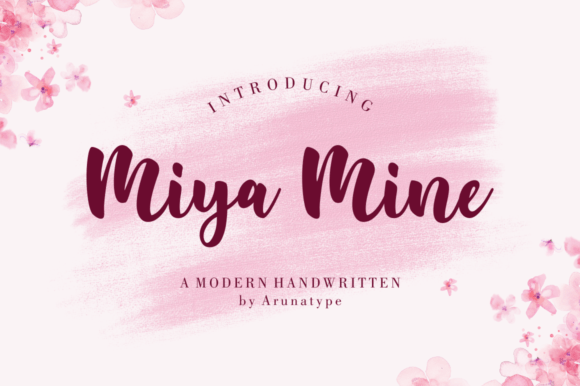 Miya Mine: A Script Font for Clear Campaigns
