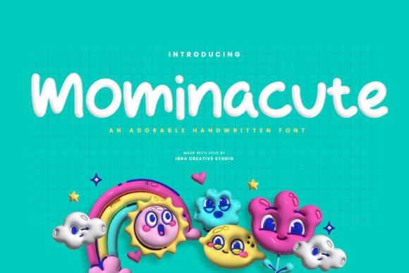 Mominacute: A Sweet Handwritten Font for Branding