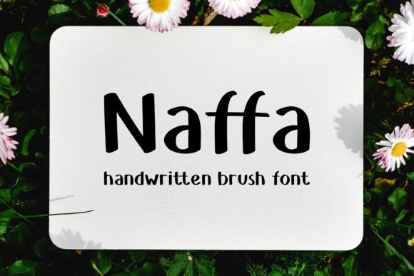 Naffa: A Handwritten Font for Editorial Design