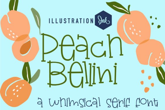 Peach Bellini: A Whimsical Serif Font for Web Design