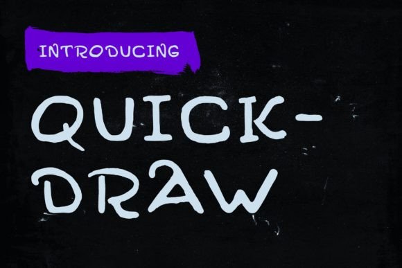 Quickdraw Font: Fast, Authentic Handwritten Type