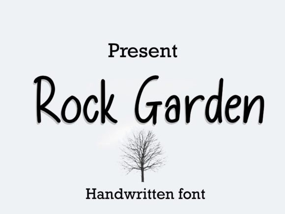 Rock Garden Font: A Handwritten Typeface for Brands