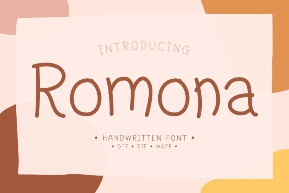 Romona: A Handwritten Typeface for Editorial Warmth