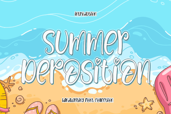 Summer Deposition: A Playful Script Font for Editors