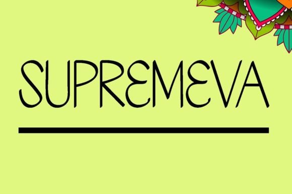 Supremeva: A Script Font for Modern Web Design