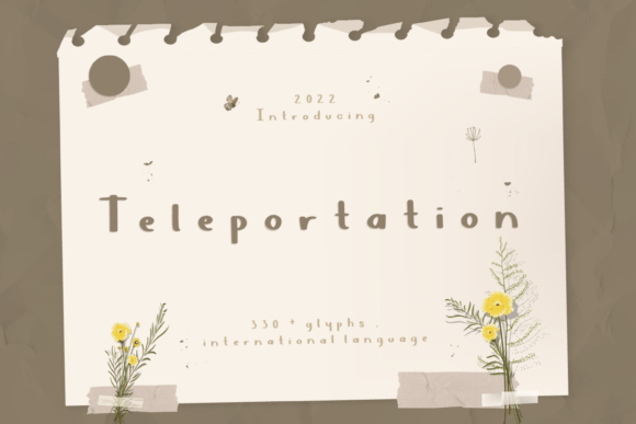 Teleportation Font: Elevate Your Brand Identity