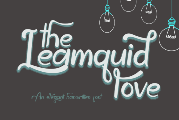 The Leamquid Love: A Playful Script Font for Web Design