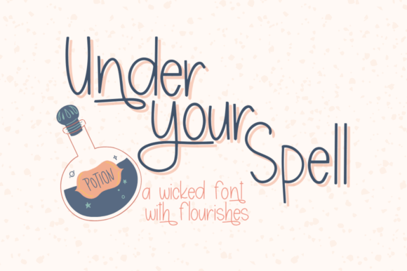 Under Your Spell: A Handwritten Font for Crafters