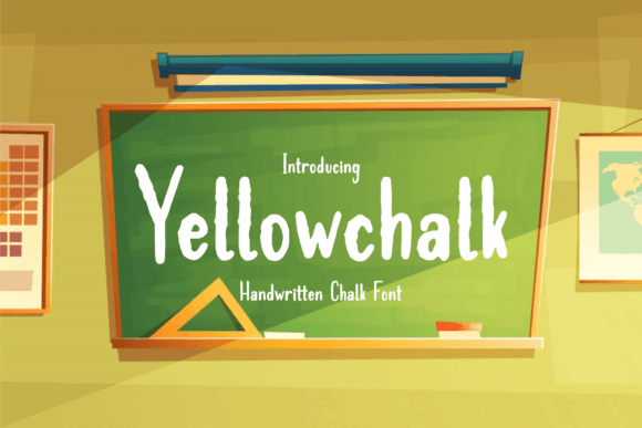 Yellowchalk: A Playful Handwritten Font for Editors