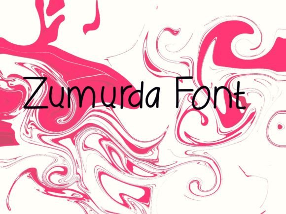 Zumurda: A Handwritten Font for Digital Design